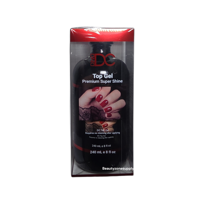DC Top Gel Premium Super Shine Refill 8 oz - BeautyzoneNailSupply
