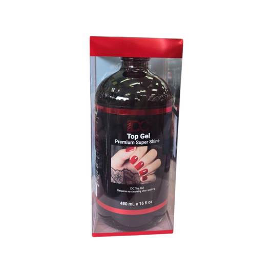 DC DND No Wipe Top Coat Gel #900 Refill 16 oz