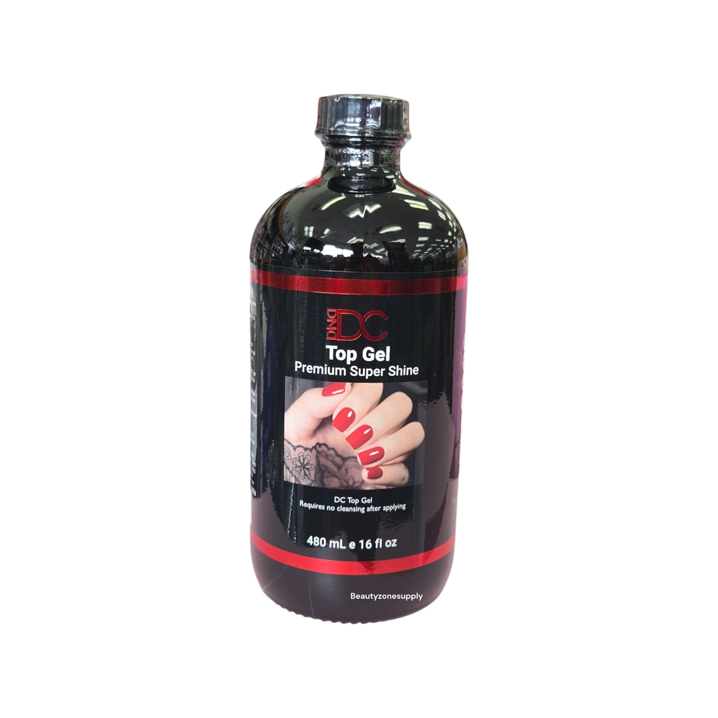 DC DND No Wipe Top Coat Gel #900 Refill 16 oz