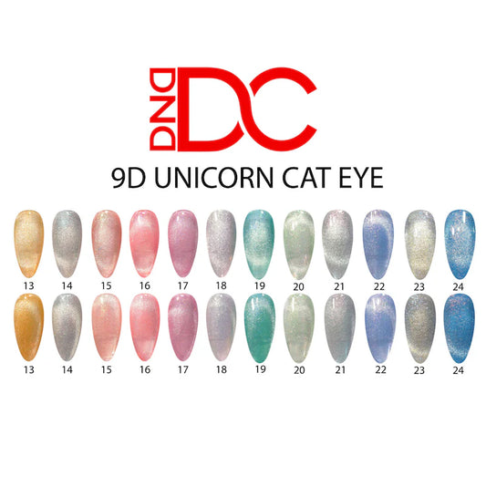 DC Framed Color Chart 9D Cat Eye Unicorn Set 2