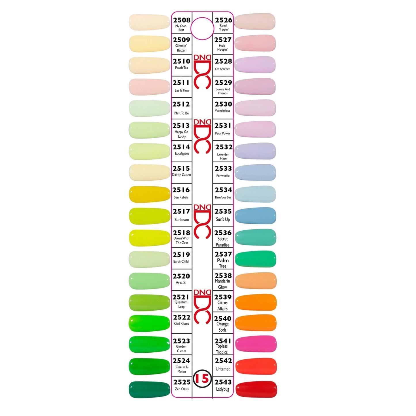 DC Gel Board Set 36 bottle with Swatches #15