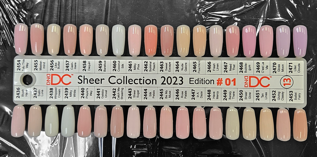 Dnd DC Duo Gel & Lacquer Set 36 Color Swatches 13 Free Ship