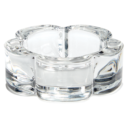 DL Pro Dappen Dish, Glass - Flower #DL-C624