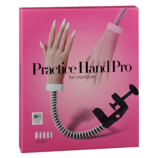 DL Pro Deluxe Flexible Practice Hand with 100 Nail Tips #DL-C581