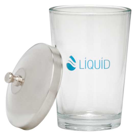 DL Pro Liquid Glass Jar with Stainless Steel Lid, 125 mL/4.2 oz #DL-C628