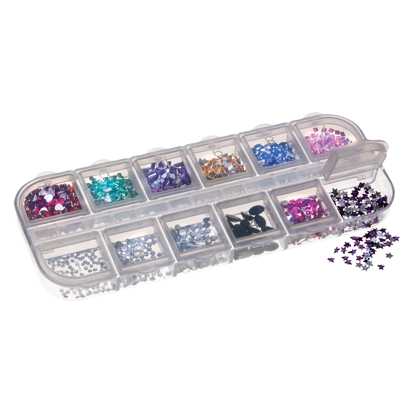 DL Pro 12 different Rhinestone Kit #DL-C338