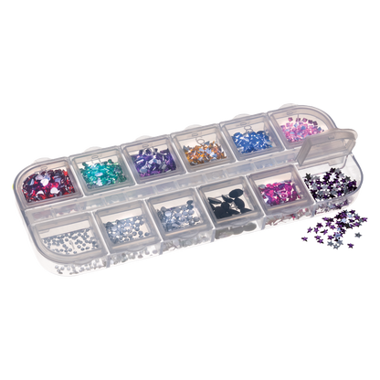 DL Pro 12 different Rhinestone Kit #DL-C338