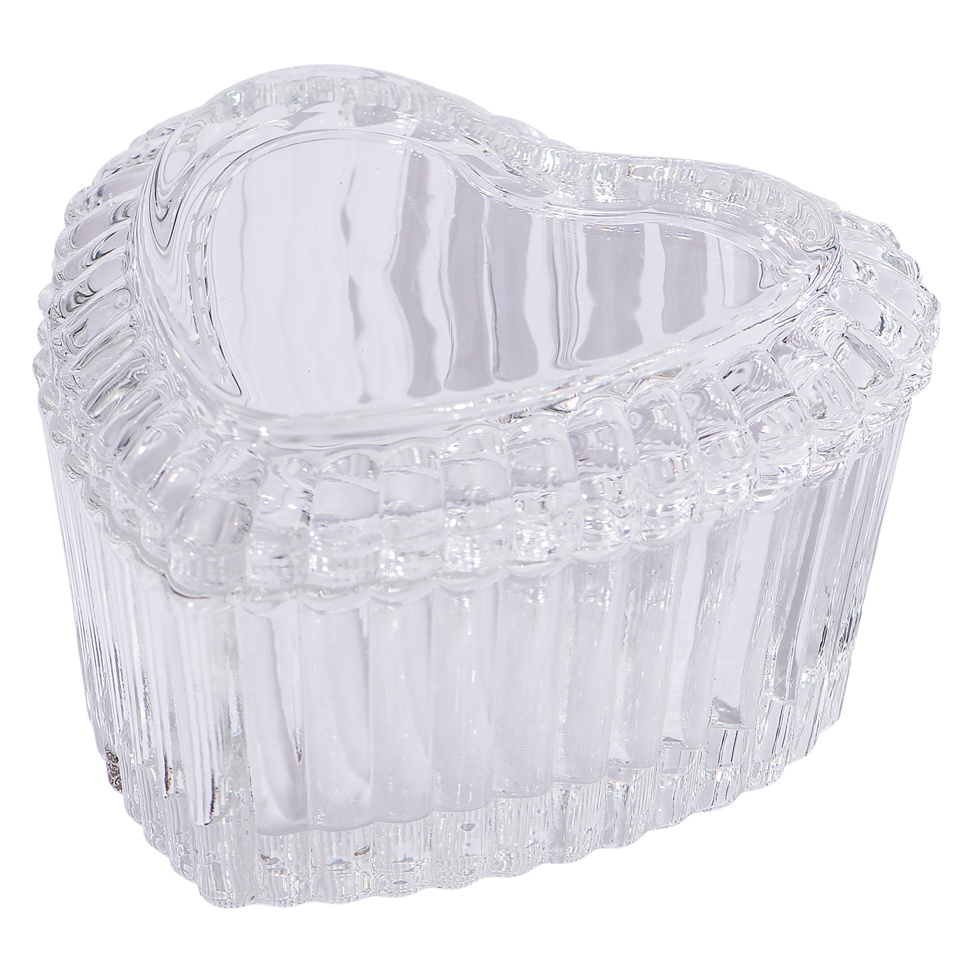 DL Pro Heart-shaped Glass Jar with Lid #DL-C442