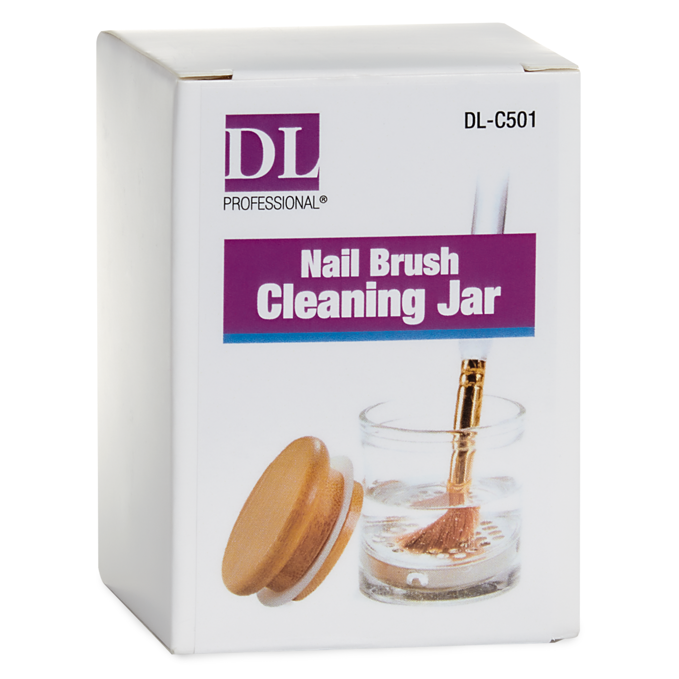 DL Pro Nail Brush Cleaning Jar DL-C501 - BeautyzoneNailSupply