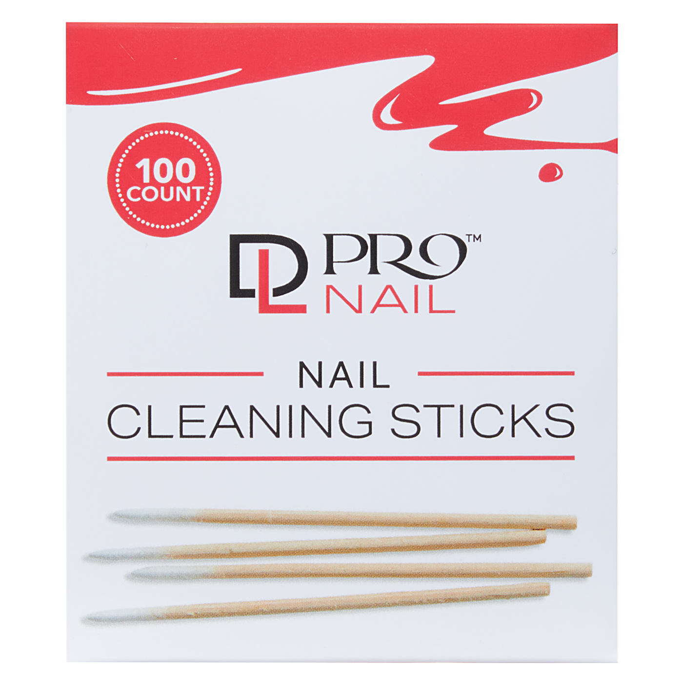 DL Pro Nail Cleaning Sticks - 100 pk. #DL-C631