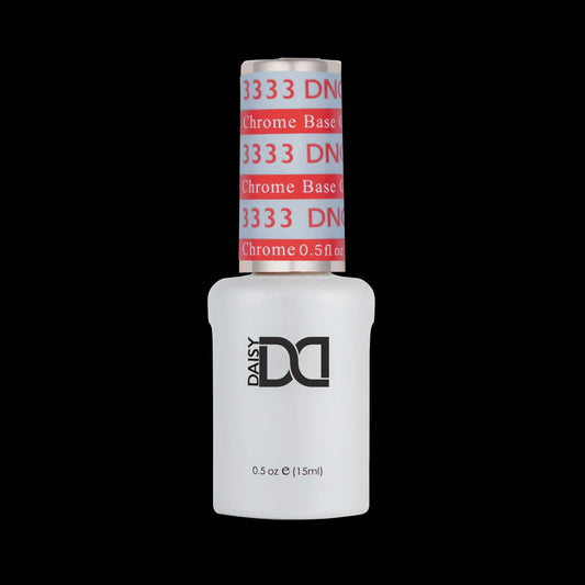 DND Chrome Base Soak Off Gel 0.5 oz Clear #3333