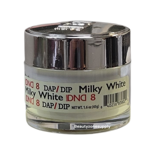 DND Dap Dip Powder & Acrylic powder 2 oz Milky White 8
