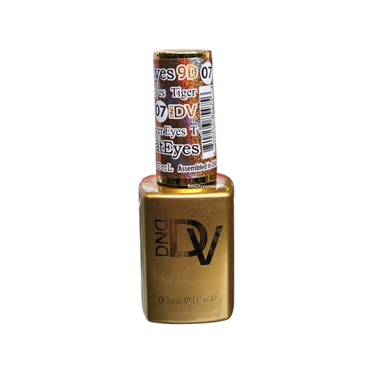 DND Diva 9D Glassball Cat Eye Gel #07 Tiger Eyes