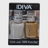 DND Diva Duo Gel & Lacquer 074 Creampuff
