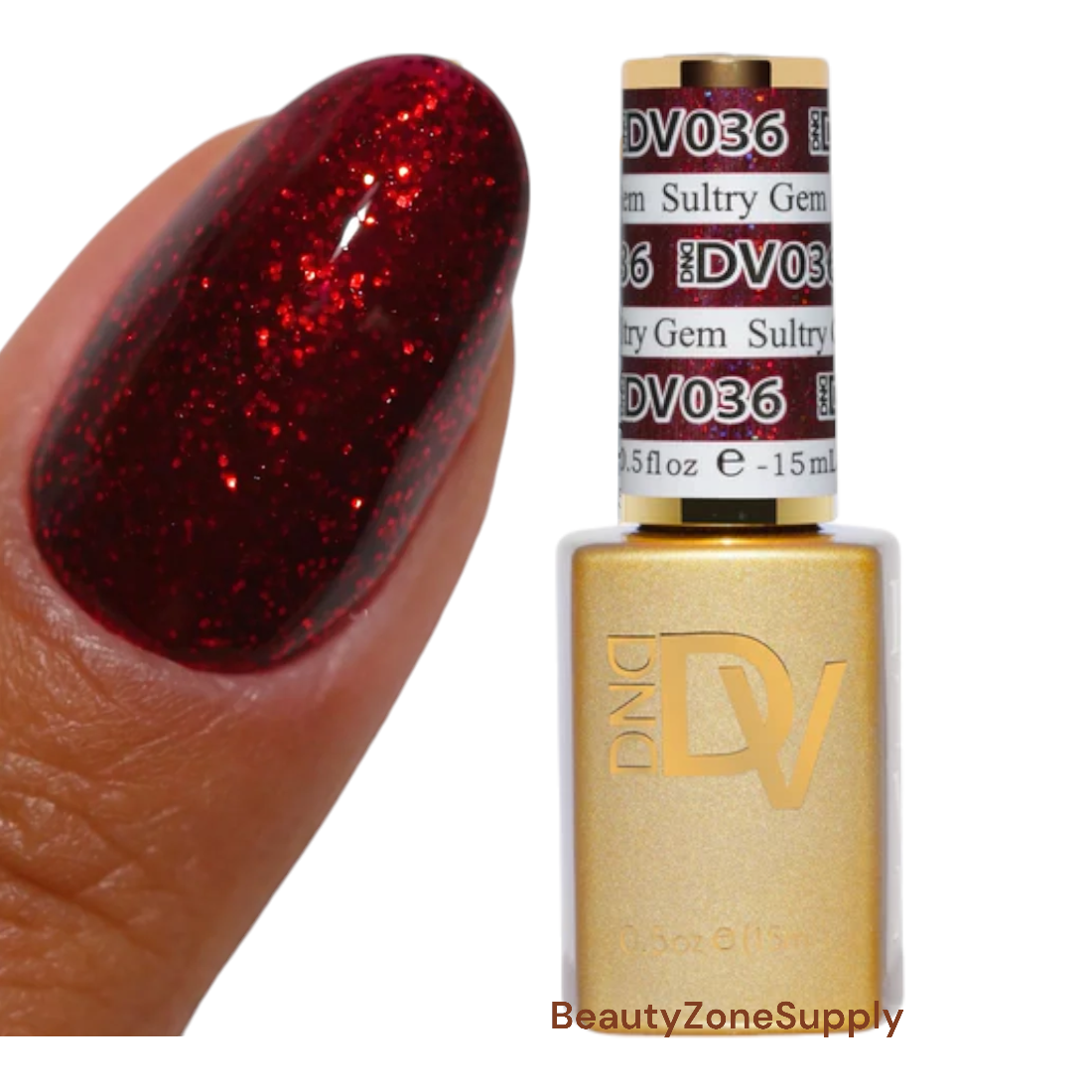 DND Diva Gel Polish 0.5 oz 036 Sultry Gem
