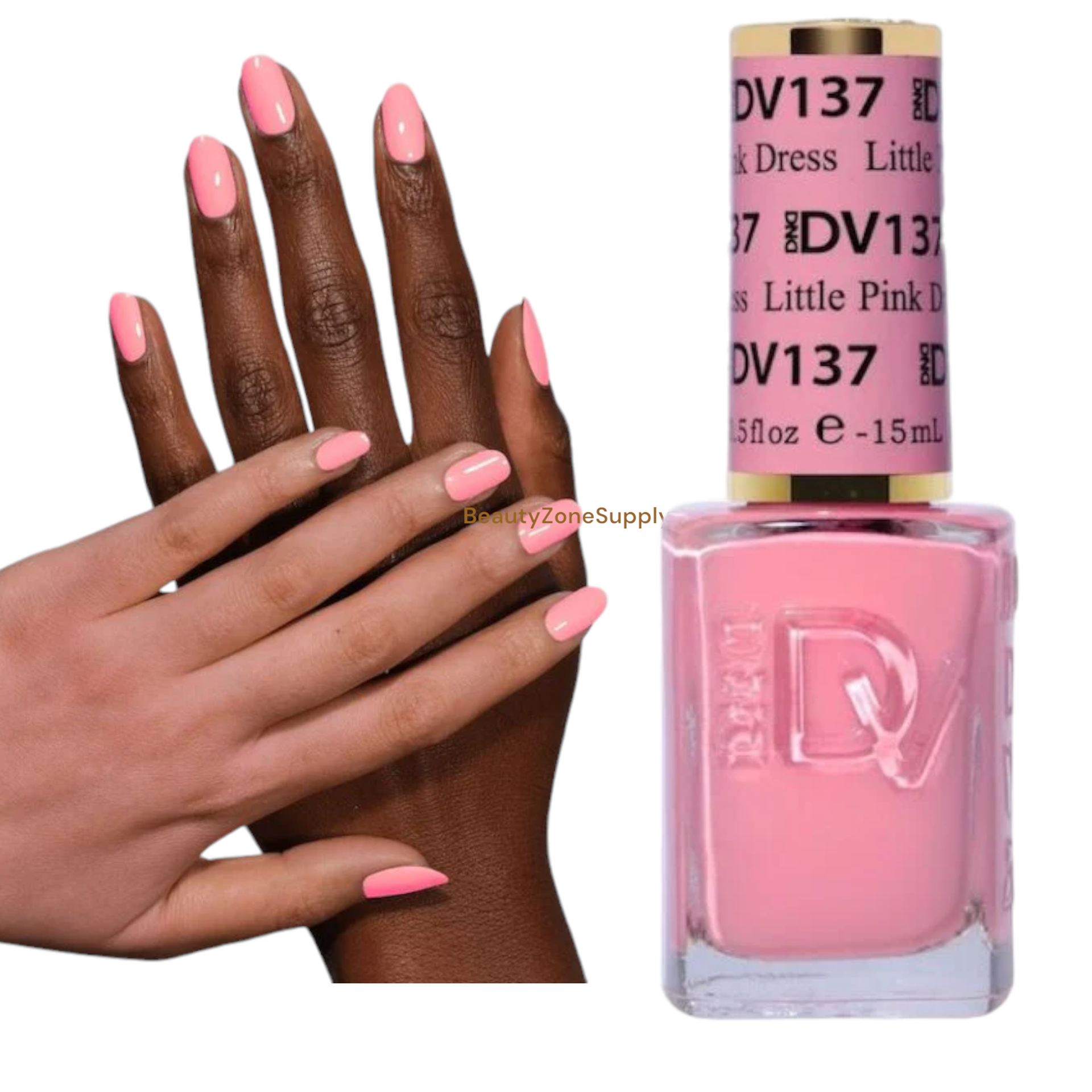 DND Diva Gel Polish 0.5 oz 137 Little Pink Dress – Beauty Zone Nail Supply
