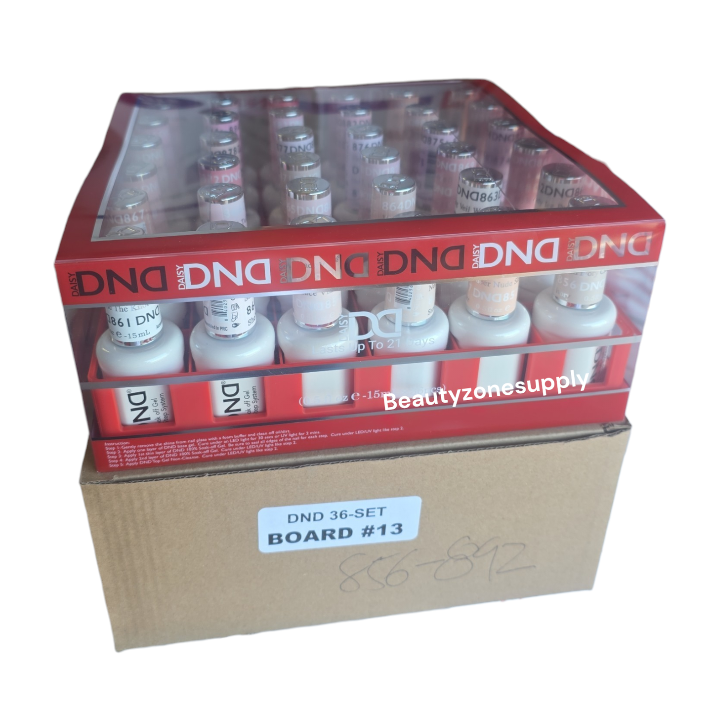 DND Gel Board Set 36 bottle #13