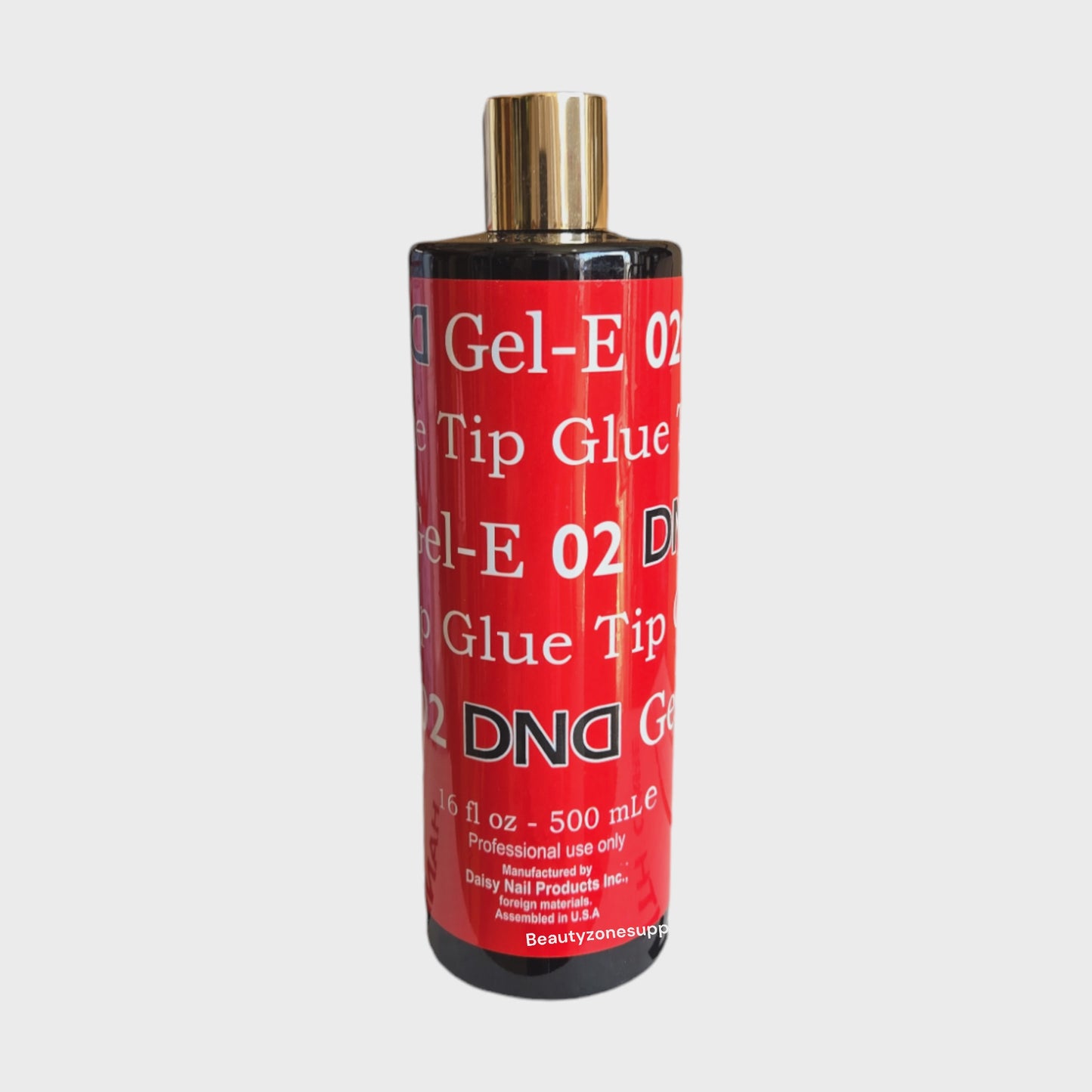 DND Soft Gel Tips E Glue Refill 500 mL 16 fl oz #02