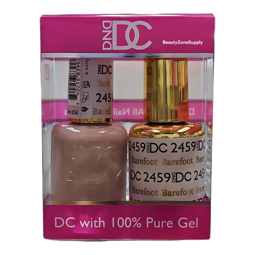 DND DC Duo Gel & Lacquer Barefoot #2459