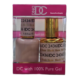 DND DC Duo Gel & Lacquer Blush Haze #2436