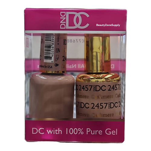 DND DC Duo Gel & Lacquer Cashmere #2457