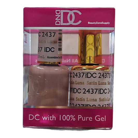 DND DC Duo Gel & Lacquer Satin Luna #2437