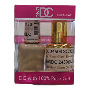 DND DC Duo Gel & Lacquer Sheer Glow #2450