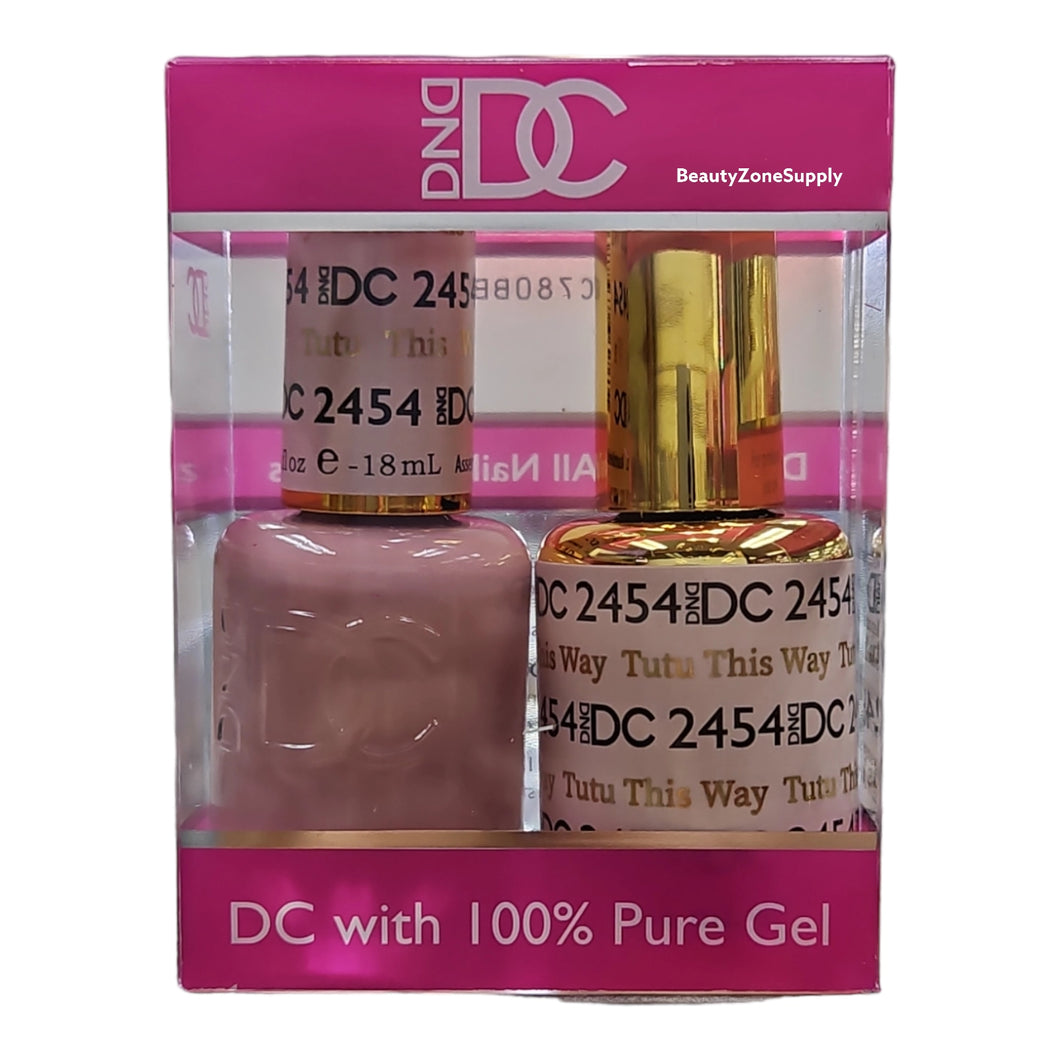DND DC Duo Gel & Lacquer Tutu This Way #2454