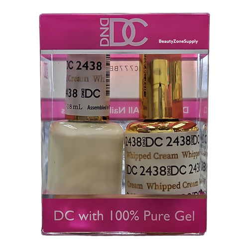 DND DC Duo Gel & Lacquer Whipped Cream #2438