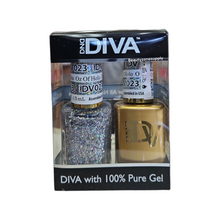 Load image into Gallery viewer, DND Diva Duo Gel &amp; Lacquer 023 Oz of Holo