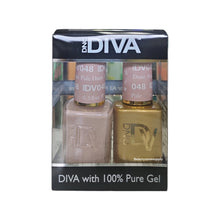 Load image into Gallery viewer, DND Diva Duo Gel &amp; Lacquer 048 Pale Dume