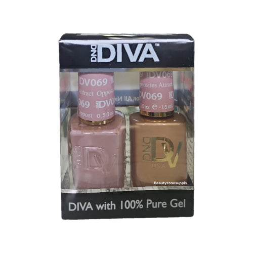 DND Diva Duo Gel & Lacquer 069 Opposites Attract