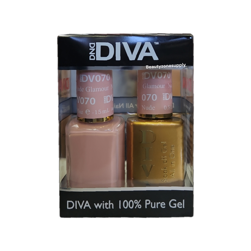 DND Diva Duo Gel & Lacquer 070 Nude Glamour