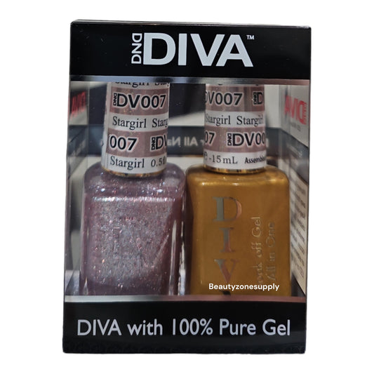 DND Diva Duo Gel & Lacquer 007 Stargirl
