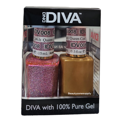 DND Diva Duo Gel & Lacquer 008 Queen Conch