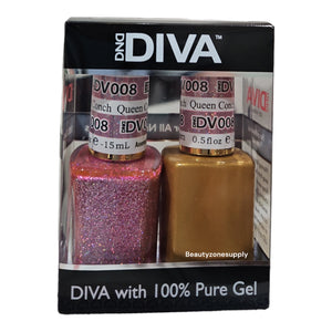 DND Diva Duo Gel & Lacquer 008 Queen Conch