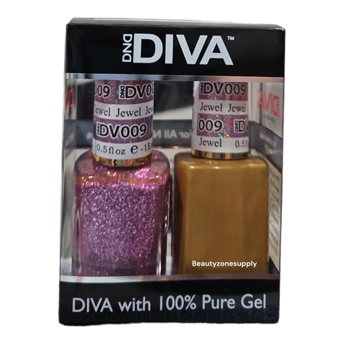 DND Diva Duo Gel & Lacquer 009 Jewel