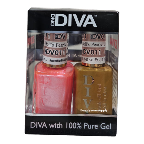 DND Diva Duo Gel & Lacquer 011 Doll's Pearls