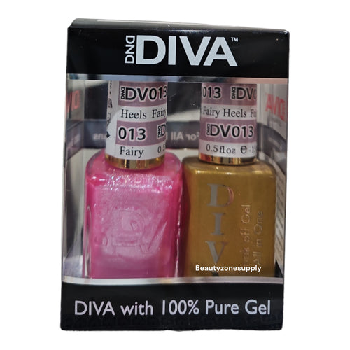 DND Diva Duo Gel & Lacquer 013 Fairy Heels