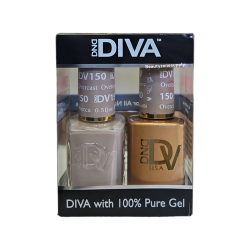 DND Diva Duo Gel & Lacquer 150 Overcast