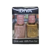 Load image into Gallery viewer, DND Diva Duo Gel &amp; Lacquer 176 Nude Leather