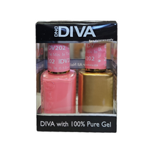 Load image into Gallery viewer, DND Diva Duo Gel &amp; Lacquer 202 In The Mix