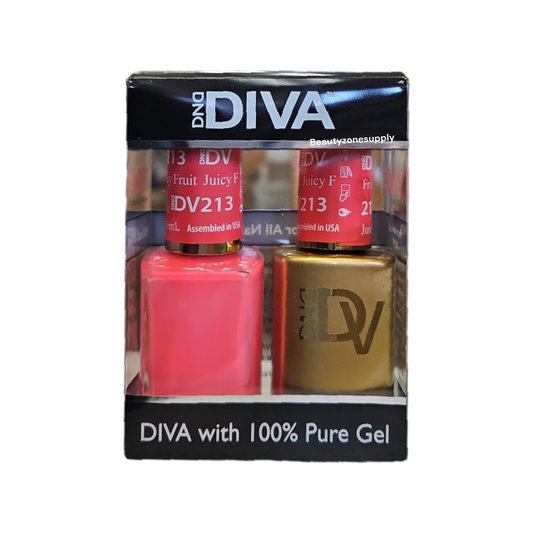 DND Diva Duo Gel & Lacquer 213 Juicy Fruit