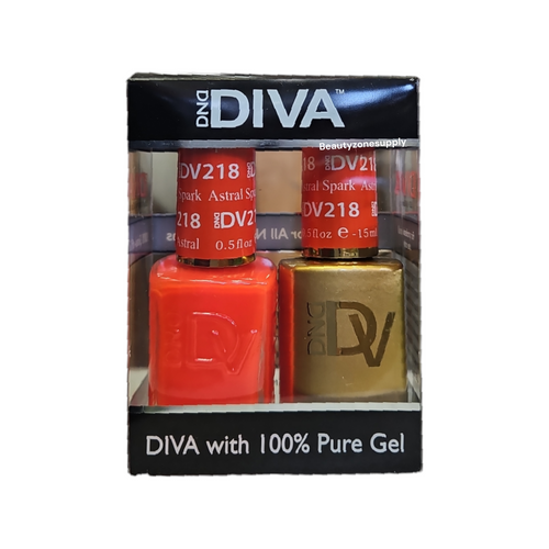 DND Diva Duo Gel & Lacquer 218 Astral Spark