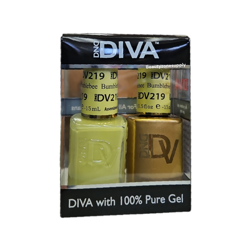 DND Diva Duo Gel & Lacquer 219 Bumblebee