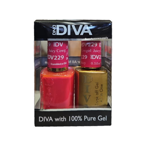 DND Diva Duo Gel & Lacquer 229 Juicy Cowgirl