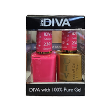 Load image into Gallery viewer, DND Diva Duo Gel &amp; Lacquer 230 Strawberry Margarita