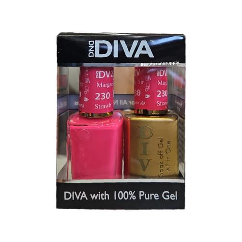 DND Diva Duo Gel & Lacquer 230 Strawberry Margarita