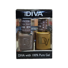 Load image into Gallery viewer, DND Diva Duo Gel &amp; Lacquer 238 Warm Stone