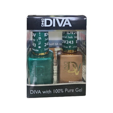 Load image into Gallery viewer, DND Diva Duo Gel &amp; Lacquer 243 Imperial Jade